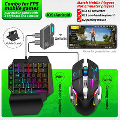 New Mobile Game Converter Keyboard Mouse Gaming Set